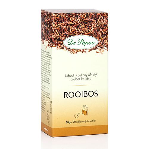 Dr. Popov Rooibos porcovaný čaj 20x1,5 g