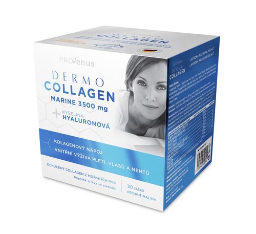 ProVenus DermoCollagen Marine příchuť malina 30 sáčků