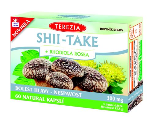 Terezia Shii-Take + Rhodiola Rosea 60 kapslí