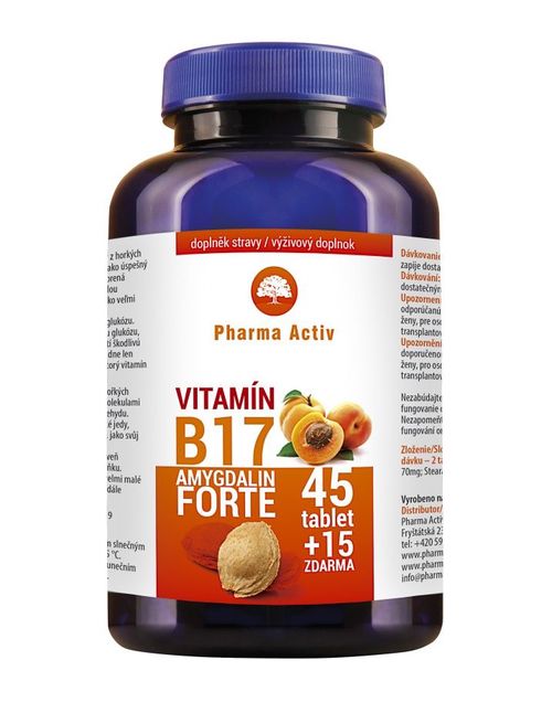 Pharma Activ AMYGDALIN FORTE B17 45+15 tablet