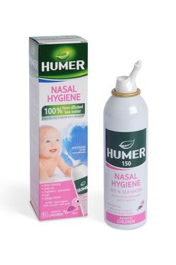 Humer Hygiena nosu pro děti 100% mořská voda 150 ml