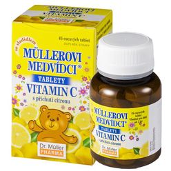 Dr.Müller Müllerovi medvídci s vitaminem C citron 45 tablet