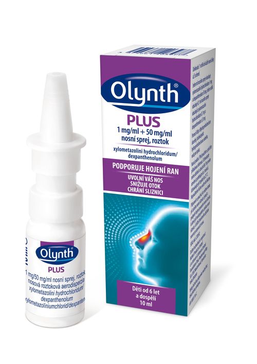 Olynth Plus 1 mg/ml + 50 mg/ml nosní sprej 10 ml