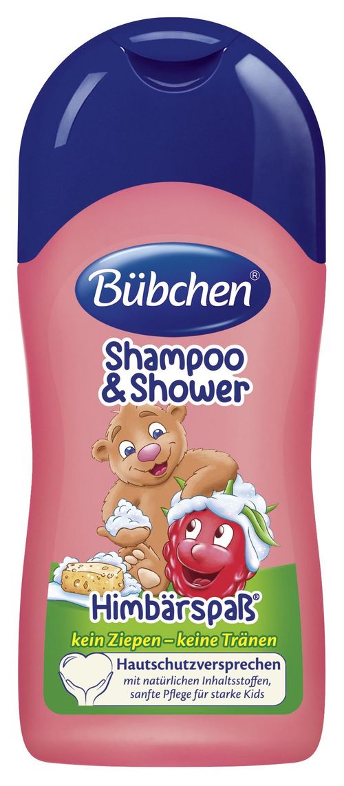 Bübchen Kids Šampon a sprchový gel MALINA 50 ml