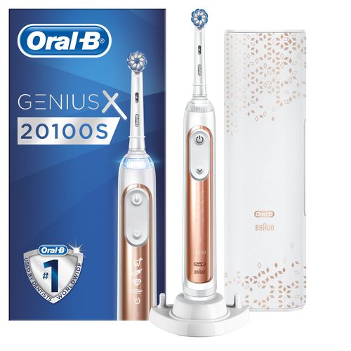 Oral-B Genius X 20100S Rose Gold elektrický zubní kartáček