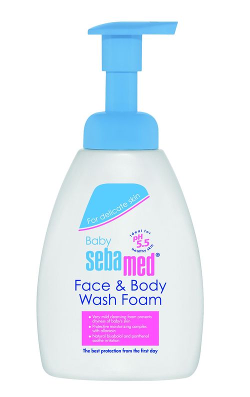 Sebamed Dětská mycí pěna na obličej a tělo 400 ml