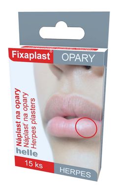 Fixaplast HERPES náplast na opary 15 ks