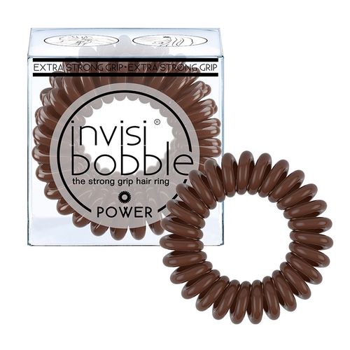 Invisibobble POWER Pretzel Brown gumička do vlasů 3 ks