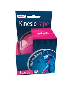 Dr.Max Kinesio Tape pink 5cm x 5m 1 ks