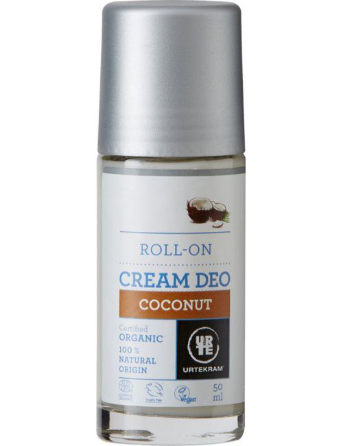 URTEKRAM, Deodorant roll on krémový Kokosový 50ml BIO