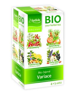 Apotheke BIO Čajové variace nálevové sáčky 20 sáčků