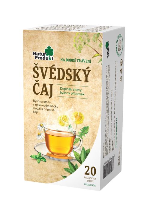 Naturprodukt Švédský čaj sáčky 20x2 g