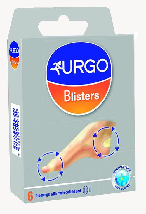 Urgo Blisters Na puchýře hydrokoloidní náplast 6 ks