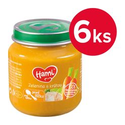 Hami Zelenina s krůtou 4m+ 6x125 g