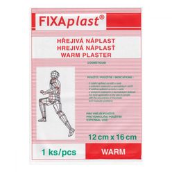 Fixaplast Warm Kapsaicinová hřejivá náplast 12x16 cm
