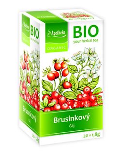 Apotheke BIO Brusinkový ovocný čaj nálevové sáčky 20x1,8 g