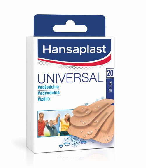 Hansaplast Universal Náplast voděodolná 20 ks