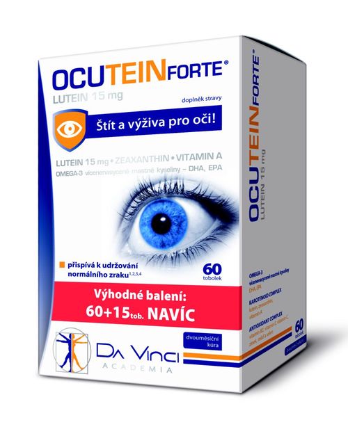 Ocutein FORTE Lutein 15 mg 60+15 tobolek