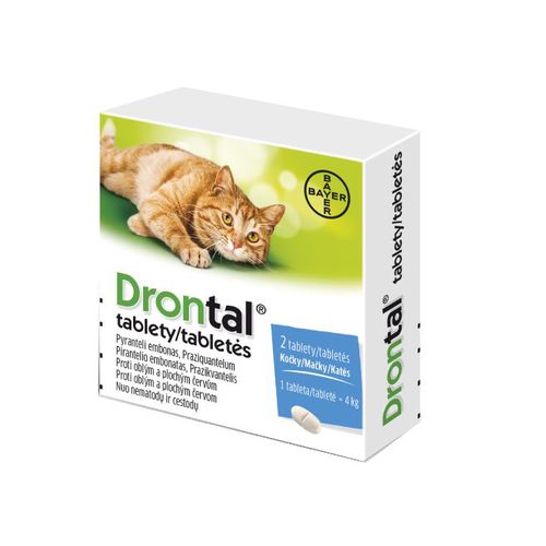 Drontal pro kočky 2 tablety