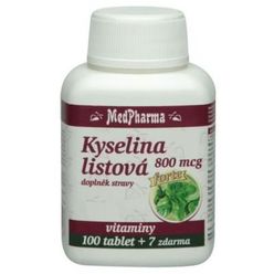 Medpharma Kyselina listová 800 mcg 107 tablet