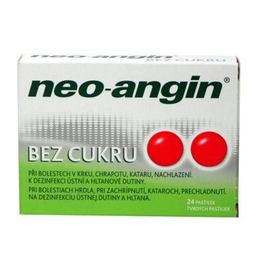 Neo-angin BEZ CUKRU 24 tablet