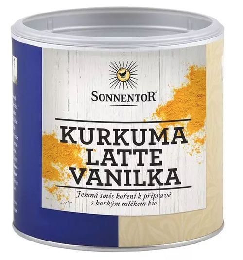 Sonnentor Kurkuma Latte - vanilka 230 g *CZ-BIO-002 certifikát