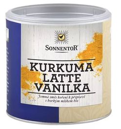 Sonnentor Kurkuma Latte - vanilka 230 g *CZ-BIO-002 certifikát