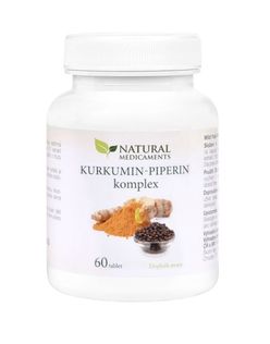 Natural Medicaments Kurkumin-piperin komplex 60 tablet