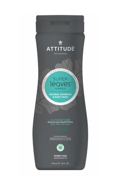ATTITUDE Super leaves Přírodní pánský šampon proti lupům & tělové mýdlo 2v1 473 ml