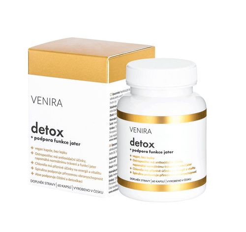 Venira Detox + podpora funkce jater 60 kapslí