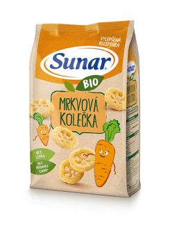 Sunar BIO Mrkvová kolečka křupky 45 g