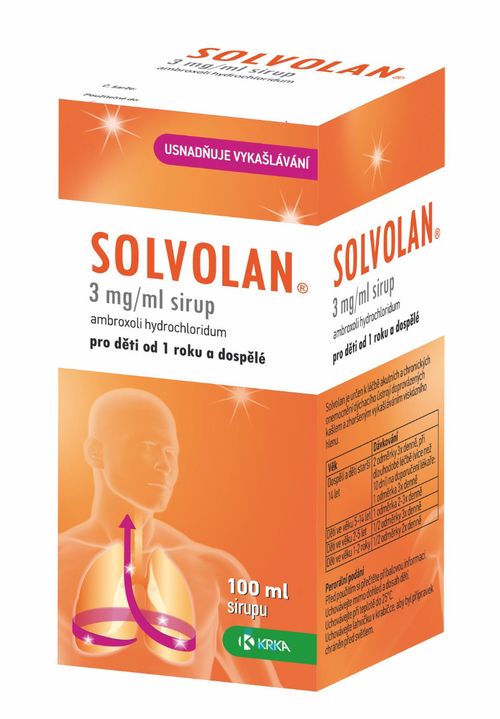SOLVOLAN 3 mg/ml sirup 100 ml