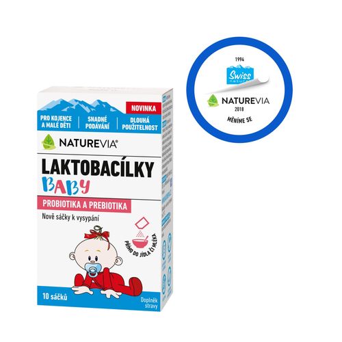 Swiss NatureVia Laktobacílky baby 10 sáčků