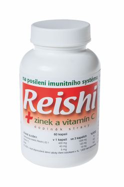 Naturvita REISHI + Zinek a vitamín C 60 kapslí