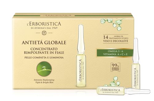 Erboristica Global anti-age vyplňující ampule 7x2 ml