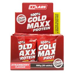 Xxlabs 100% gold maxx protein jahoda sáčky 20x30 g
