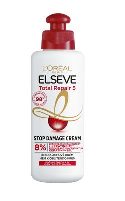 Loréal Paris Elseve Total Repair 5 Stop Damage Cream bezoplachová péče 200 ml