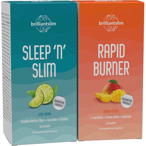 BrilliantSlim Day & Night Slim: Komplexní sada pro nonstop hubnutí s denní a noční recepturou. Na 15 dní.