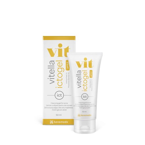 Benemedo Vitella Ictogel čistící gel proti akné 50 ml