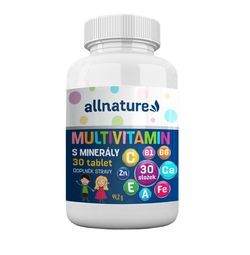 Allnature Multivitamin s minerály 30 tablet