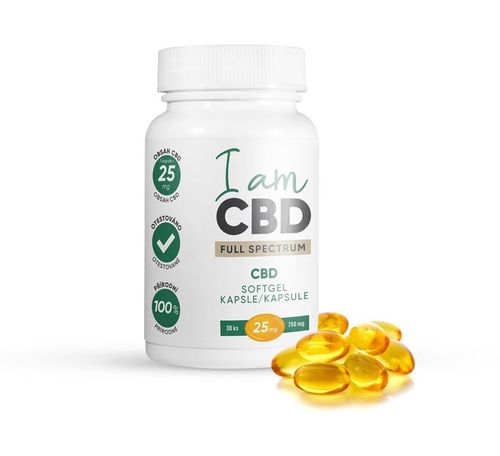 I am CBD Full Spectrum CBD kapsle 750 mg 30 kapslí