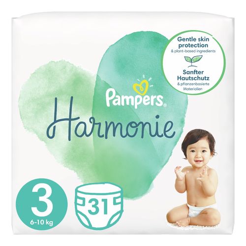 Pampers Harmonie vel. 3 6–10 kg dětské pleny 31 ks