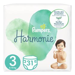 Pampers Harmonie vel. 3 6–10 kg dětské pleny 31 ks
