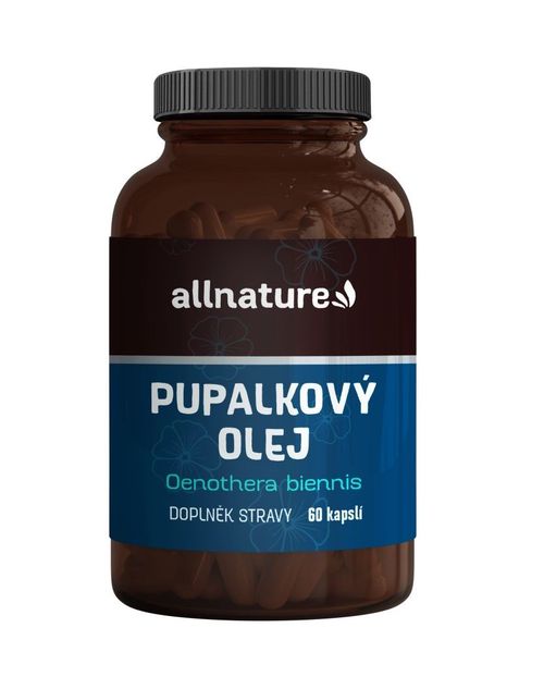 Allnature Pupalkový olej 60 kapslí