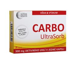 Astina CARBO UltraSorb 300 mg 20 kapslí