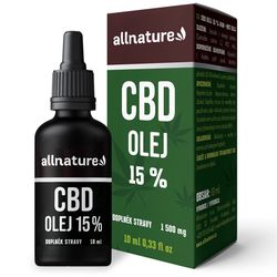 Allnature CBD olej 15% 10 ml