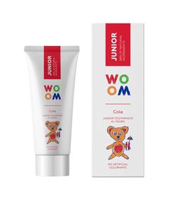 WOOM JUNIOR Cola 6+ dětská zubní pasta 50 ml