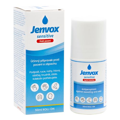 Jenvox Sensitive proti pocení a zápachu roll-on 50 ml