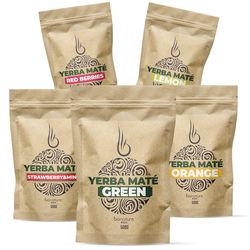 Yerba Maté Green sypaný čaj 500g Strawberry Mint