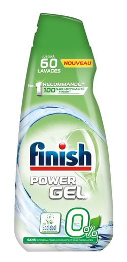 Finish 0% Gel do myčky nádobí 900 ml